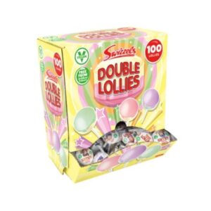Swizzels UK Double Lolli Lollipops Changemaker 100ct